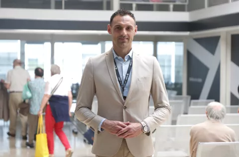 Klisa, 13. 06. 2025., Zračna luka Osijek, ZLO, obilazak, detalji, ilustracije, Tihomir Pejin - direktor ZLOSNIMIO BRUNO JOBST