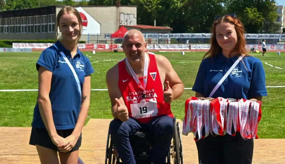 Član Atletskog kluba Slavonija Žito Marin Županović najbolji u Češkoj