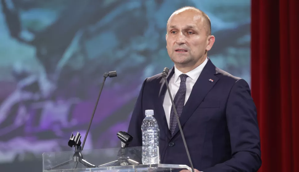 Zagreb, 28.05.2025. - Svečana akademija povodom obilježavanja Dana Hrvatske vojske, Dana Hrvatske kopnene vojske i 34. obljetnice ustrojavanja Hrvatske vojske. Na fotografiji Ivan Anušić.foto HINA/ Admir BULJUBAŠIĆ/ abu