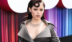 INGLEWOOD, LOS ANGELES, CALIFORNIA, USA - MAY 31: American actress Jenna Ortega wearing Markgong SS25 RTW and Sheryl Lowe jewelry arrives at the Netflix Tudum 2025: The Live Event held at the Kia Forum on May 31, 2025 in Inglewood, Los Angeles, California, United States. (Photo by Xavier Collin/Image Press Agency/Sipa USA) Photo: Image Press Agency/SIPA USA