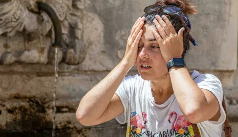 27.06.2022., Stara gradska jezgra, Dubrovnik - Visoke temperature u Dubrovniku.  Photo: Grgo Jelavic/PIXSELL