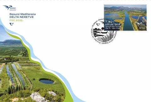Hrvatska pošta. marka Neretva. srpanj 2025.
