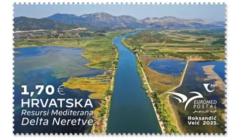 Hrvatska pošta. marka Neretva. srpanj 2025.