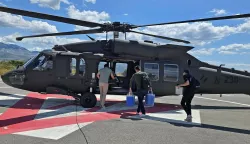 Pripadnici 194. eskadrile višenamjenskih helikoptera 91. krila Hrvatskog ratnog zrakoplovstva s helikopterom Black Hawk UH-60M su danas, 10. srpnja 2025. godine u prijepodnevnim satima bili angažirani u hitnom medicinskom prijevozu četveročlanog transplantacijskog tima i transplantacijskog organa – srca na relaciji Zagreb – Split – Zagreb.