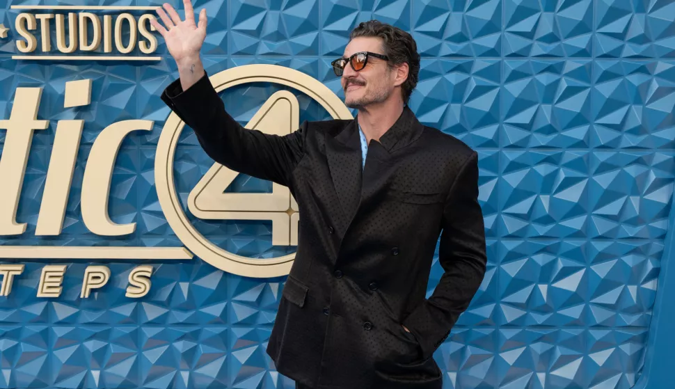 Pedro Pascal attends 'The Fantastic Four: First Steps' - UK Launch Event at the BFI IMAX, Waterloo in London, England. UK. Thursday 10th July 2025. (Photo by James Warren/Famous Images/Sipa USA) Photo: Famous Images/SIPA USA