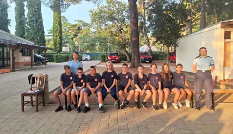 Sudjelovali u vatrogasnom kampu u Fažani, gdje su stekli znanja i prijateljstva