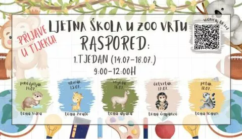 Ljetna škola ZOO vrt 2025