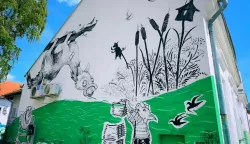 novi mural DK B. Mihaljevića