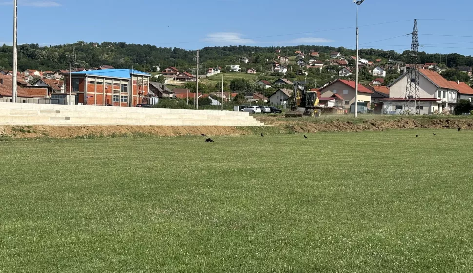 PODVINJE - u Podvinju su dovršeni radovi na nogometnom igralištu NK Podvinje.SRPANJ 2025.
