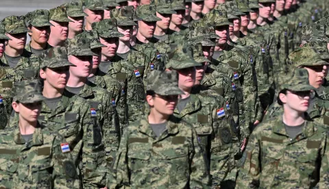 U Požegi prisegnuo 46. naraštaj ročnika na dragovoljnom vojnom osposobljavanjuhrvatska vojska ilustracijaFoto: MORH 