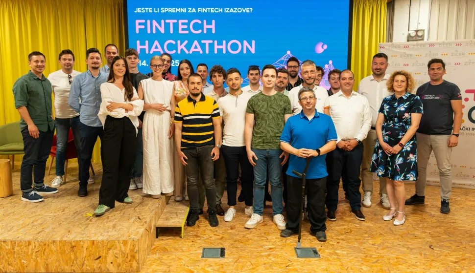 zajedničko priopćenje HPB-a i ZICER-a povodom proglašenja pobjednika bankarskog Fintech Hackathona.  Šaljemo i fotografije s predstavljanja inovativnih rješenja sudionika Fintech Hackathona te finalnog događaja proglašenja pobjedničkih timova: - Josip Majher, član Uprave HPB-a s pobjednicima bankarskog Fintech Hackathona - Sudionici bankarskog Fintech Hackathona - Žiri na bankarskom Fintech Hackathonu