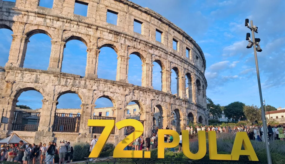 Pula, 10.7.2025.- Sve?ano otvorenje 72. Pulskog filmskog festivala. foto HINA/ Daniel SPONZA/ ua