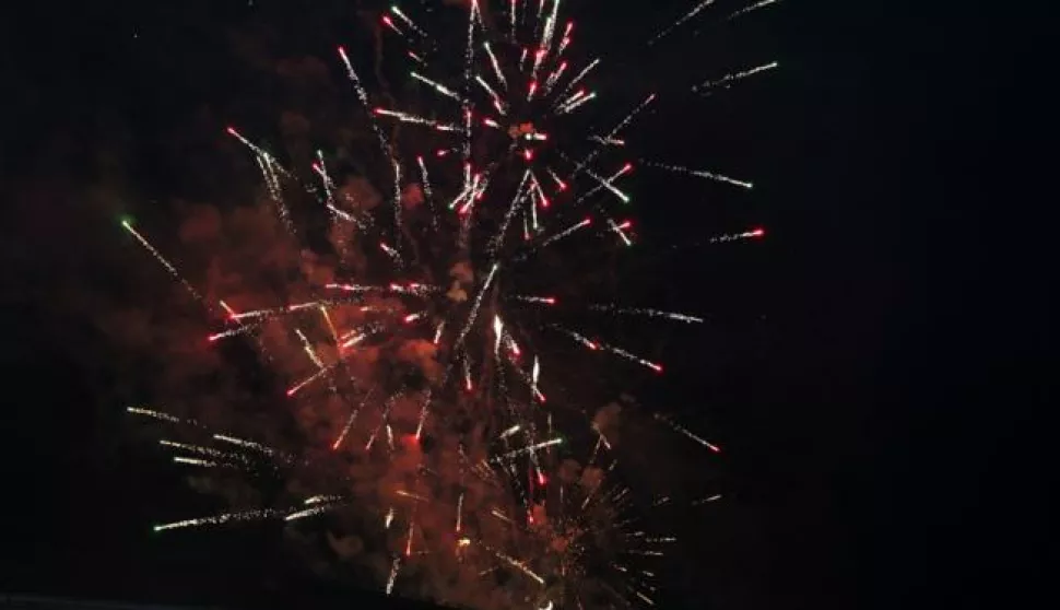 01.01.2019.Sisak - Docek Nove godine na korzu uz prigodni glazbeni program i vatromet. Photo; Edina Zuko/PIXSELL
