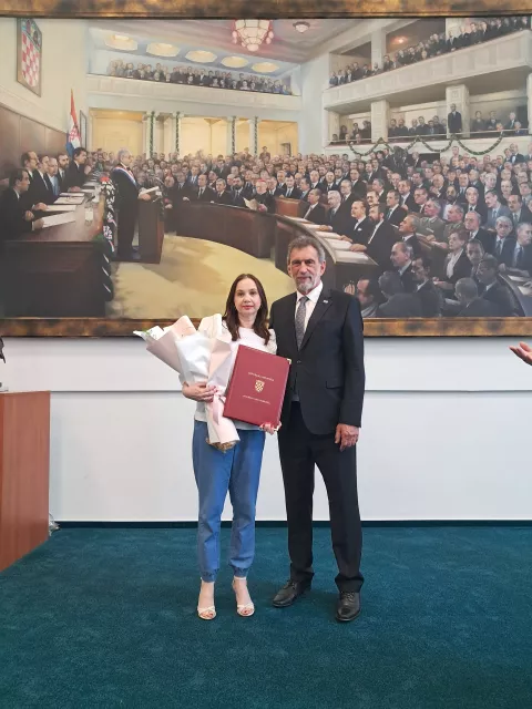 Mirjana Rajić, prof.Nagrađevna profesorica njemačkog iz NašicaUstupljena fotografija