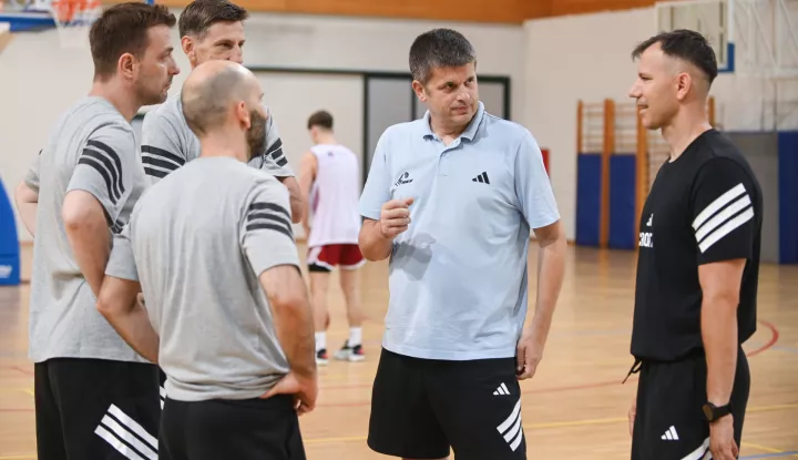 OPATIJA 21.07.2025. TRENING KOŠARKAŠKE REPREZENTACIJA HRVATSKE I IZBORNIK TOMISLAV MIJATOVIĆSNIMIO: NIKOLA BLAGOJEVIĆ