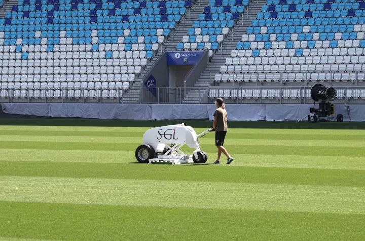 Osijek, 26. 06. 2025., Opus Arena, NK Osijek, obilazak, SNIMIO BRUNO JOBST