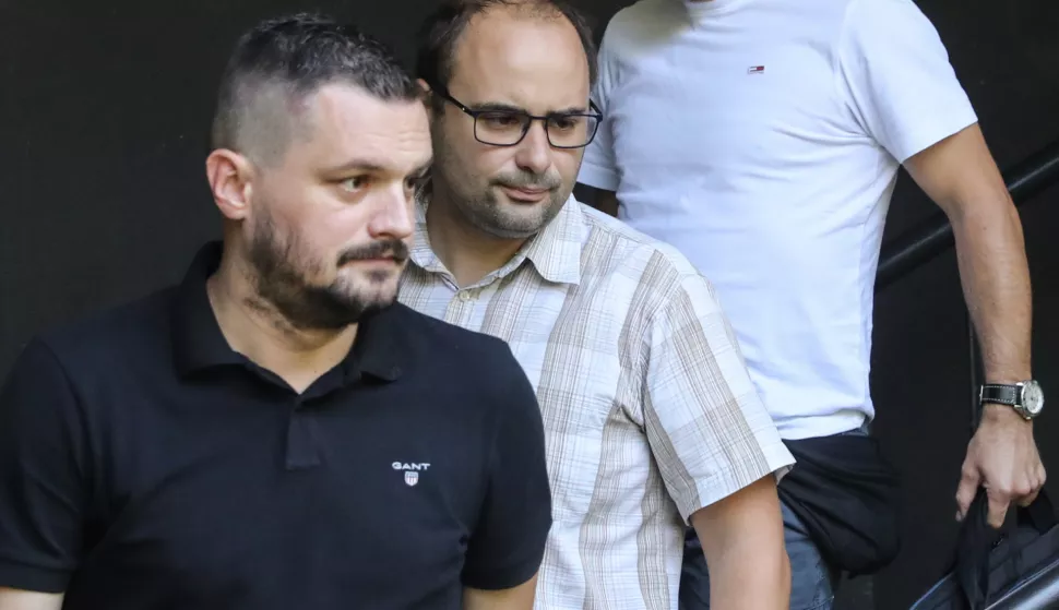 22.07.2025. Zagreb - Nova uhićenja u aferi Hipodrom, privedeni su Goran Đulić Đulić i Jagoda Bončina Franjković. U tijeku je pretres stana i garaže Gorana Djulica Photo: Robert Anic/PIXSELL