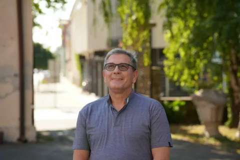 Župnik Florijan Kvetek, Vinkovci