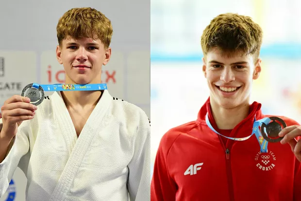 Kristian Butući osvojio srebro u judu, Isak Đokić broncu u plivanjufoto: HOO/Slobodan Kadić