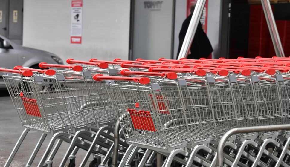 14.02.2025., Sibenik - Cetvrti opci bojkot trgovina na incijativu udruge Halo inspektore. Photo: Hrvoje Jelavic/PIXSELL