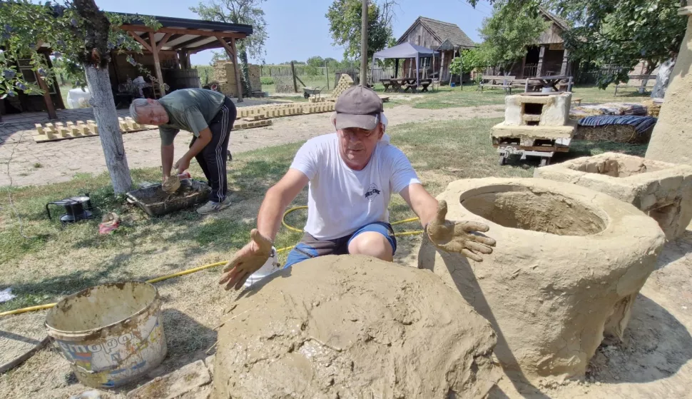 Izradili ćerpiče i čergaške peći, čak i vučedolski zid