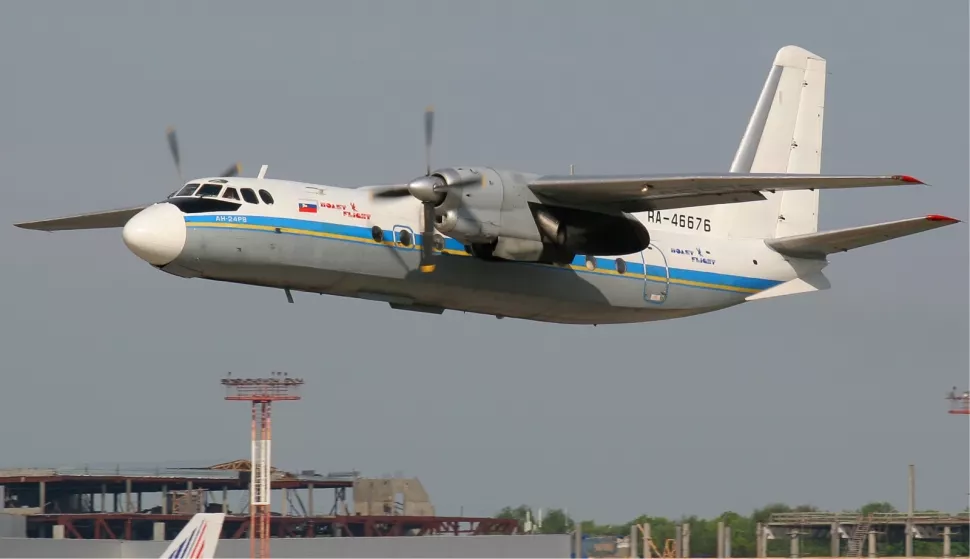 Polet Antonov An-24