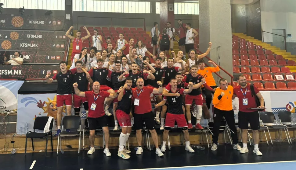 RUKOMETAŠI HRVATSKE U POLUFINALU EYOF-aFOTO: HRS