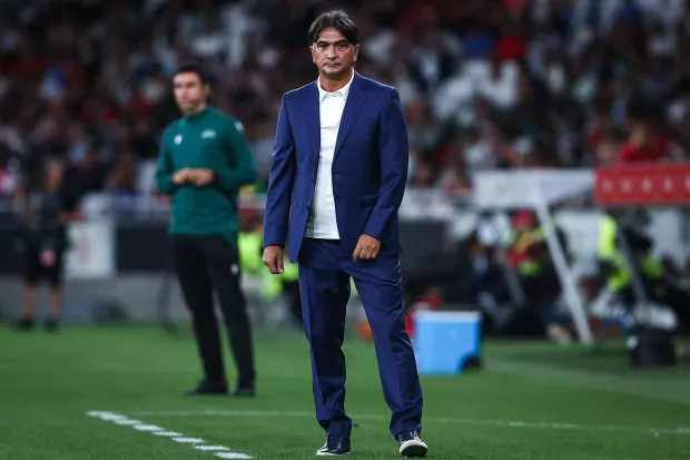 epa11588118 Croatia head coach Zlatko Dalic looks on during the UEFA Nations League group A soccer match between Portugal and Croatia, in Lisbon, Portugal, 05 September 2024. EPA/RODRIGO ANTUNES