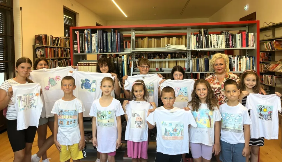 ljetna radionica uspješno je održana u Gradskoj knjižnici i čitaonici Belišćesrpanj 2025.