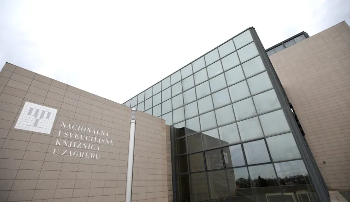 Zagreb, 22.02.2024. - Sve?ano obilje?avanje Dana Nacionalne i sveu?ili?ne knji?nice u Zagrebu i dodjela Nagrada i priznanja NSK. Na fotografiji Nacionalna i sveu?ili?na knji?nica u Zagrebu. foto HINA/ Lana SLIVAR DOMINI?/ lsd 