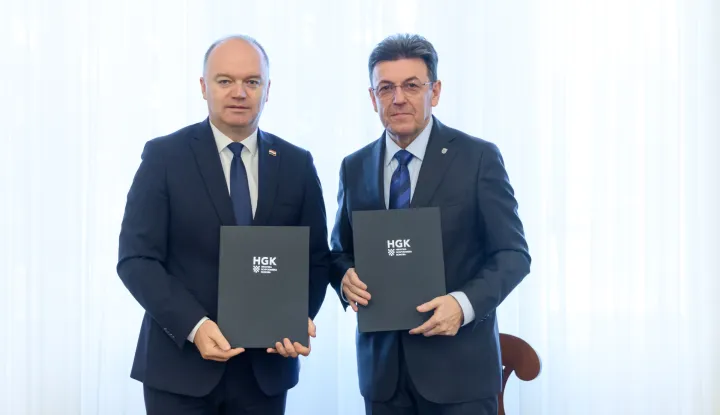 MINISTAR DEMOGRAFIJE IVAN ŠIPIĆ I PREDSJEDNIK HGK LUKA BURILOVIĆSRPANJ 2025.