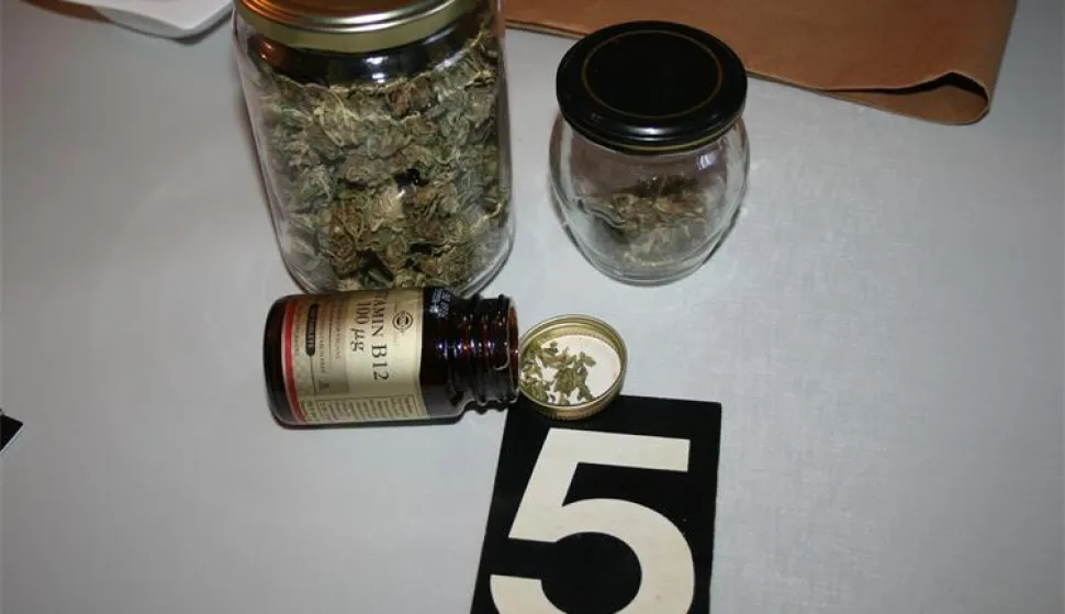 Na osječkom području zaplijenjena marihuana, ilustracija, policija