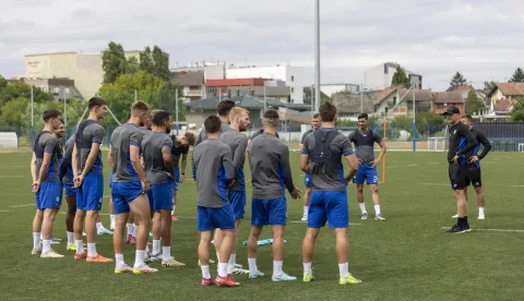 29.07.2025., Osijek - Trening nogometasa NK Osijek na Opus Areni nekoliko dana prije pocetka prvenstva i utakmice s Dinamom u prvom kolu. Photo: Davor Javorovic/PIXSELL