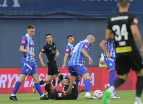 Zagreb.1.8.2025.- Utakmica 1. kola HNL-a Lokomotiva - Vukovar 91.Foto HINA/Tomislav Pavlek/ tp