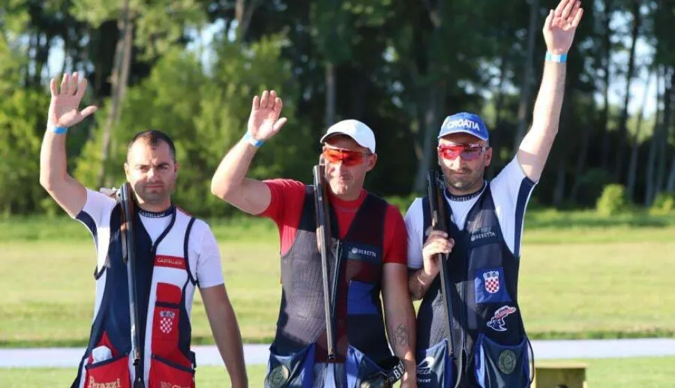 Hrvatski strijelci u trapu su europski viceprvaci Europe