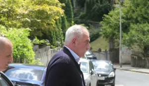 Zagreb.4.8.2025.- Ivo Sanader izašao je iz zatvora.Foto HINA/Tomislav Pavlek/ tp