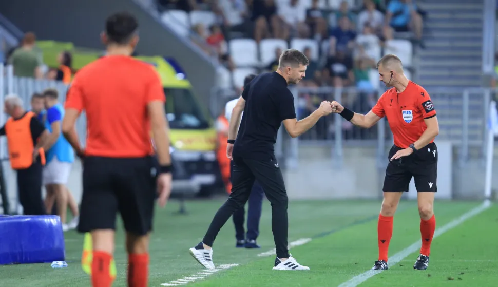 Osijek, 2.8.2025. - Susret 1. kola HNL-a Osijek - Dinamo. foto HINA/ ml