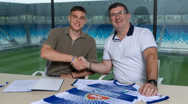 Oleksandr Petrušenko i Alen Petrovi. NK Osijek