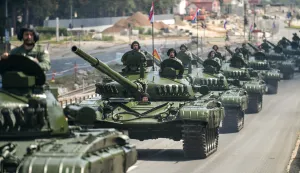 31.07.2025., Zagreb - Tenkovi prolaze Mostom mladosti uoci pocetka svecanog vojnog mimohoda u povodu obiljezavanja 30. obljetnice vojno-redarstvene operacije Oluja. Photo: Josip Miskovic/PIXSELL