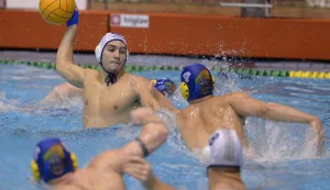 Split, 11.1.2019 - U susretu 9. kola regionalne vaterpolske Jadranske lige Mornar BS je nadigrao &Scaron;abac sa 7-5. Na slici Marin Vrdoljak.foto HINA/ Mario STRMOTIĆ/ ua
