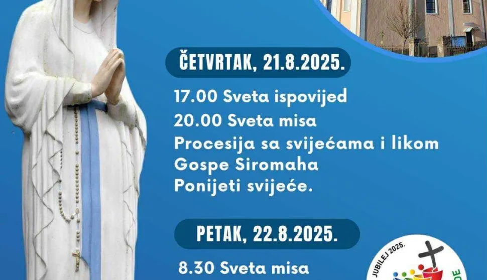 Slave Djevicu Siromaha u Gundincima - plakat