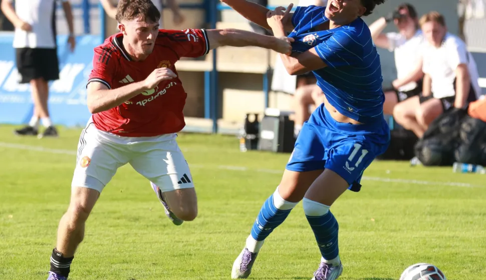 Zagreb.9.8.2025.- 22. Memorijalni turnir Mladen RamljakDinamo - Manchester United.Foto HINA/Tomislav Pavlek/ tp