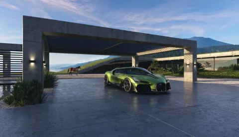 Bugatti Brouillard osmišljen po uzoru na konja osnivača marke, Ettorea Bugattija