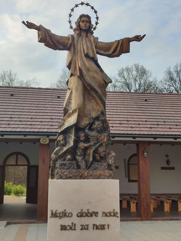 Gospa Šumanovačka dočekuje hodočasnike, ožujak 2023.snimila Marija Lešić Omerović