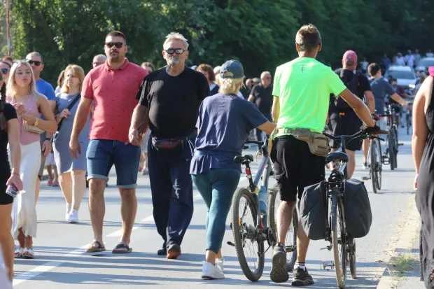 Aljmaš, 15. 08. 2025, Aljmaš, svetište, Blagdan Velike Gopse, vjernici, svečenici.snimio GOJKO MITIĆ