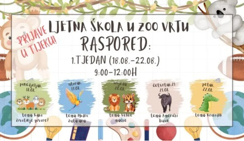 Ljetna škola u ZOO vrtu