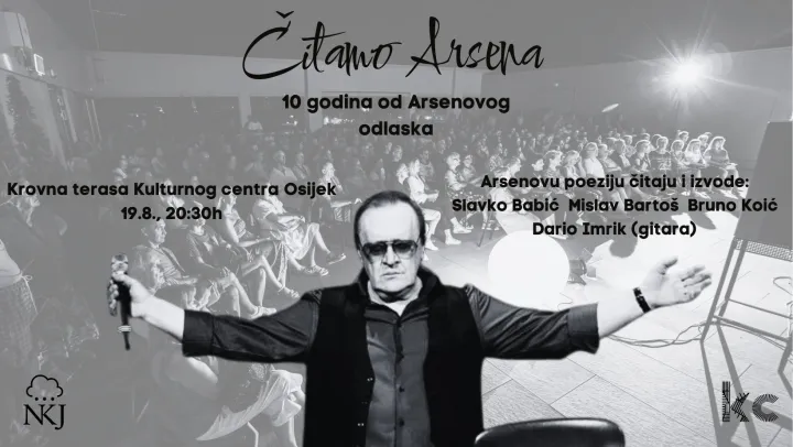 Čitamo Arsena 2025. - plakat