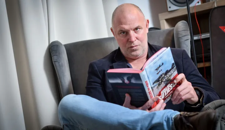 17.04.2025., Zagreb - Simun Cimerman, autor knjige Bitka na Sutjesci pakao u raju.Photo Sasa ZinajaNFoto