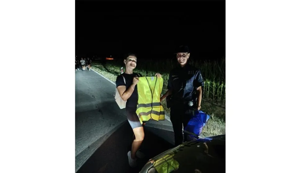 Reflektirajući prsluk za hodočasnicu