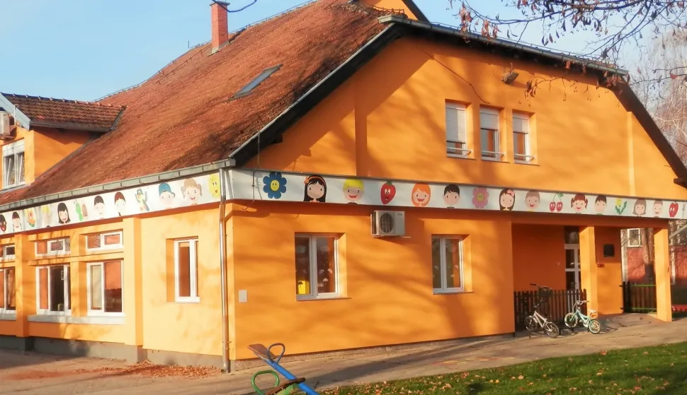 Bizovac, zgrada dječjeg vrtića, prosinac 2020.